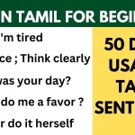 50 Daily usage Tamil Sentences