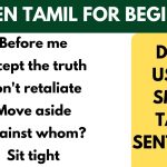 Two word Tamil Sentences through English