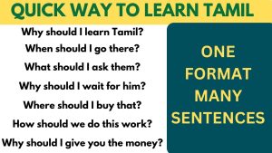 Wh + Should usage Tamil sentences